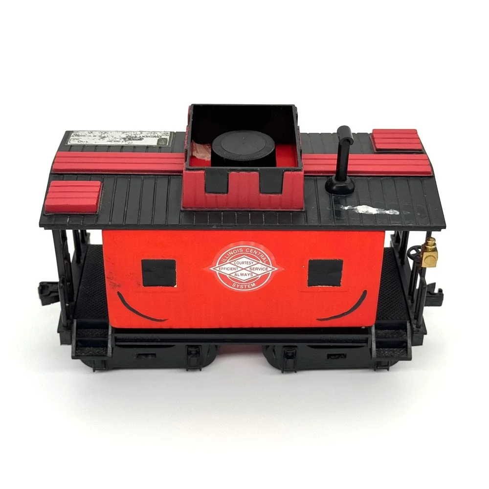 Jim Beam Casey Jones Caboose Empty Decanter Red Vintage Train Original Box